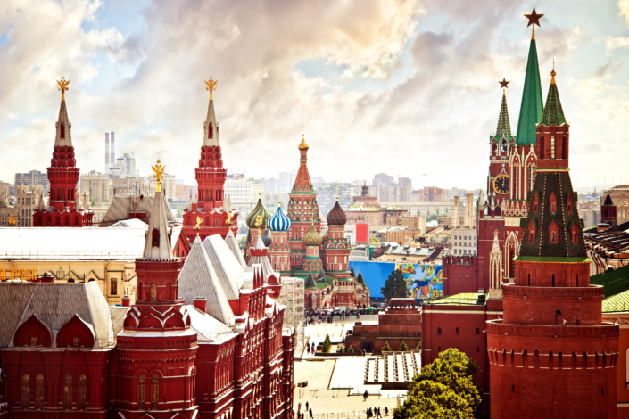 Kremlin view in Moscow